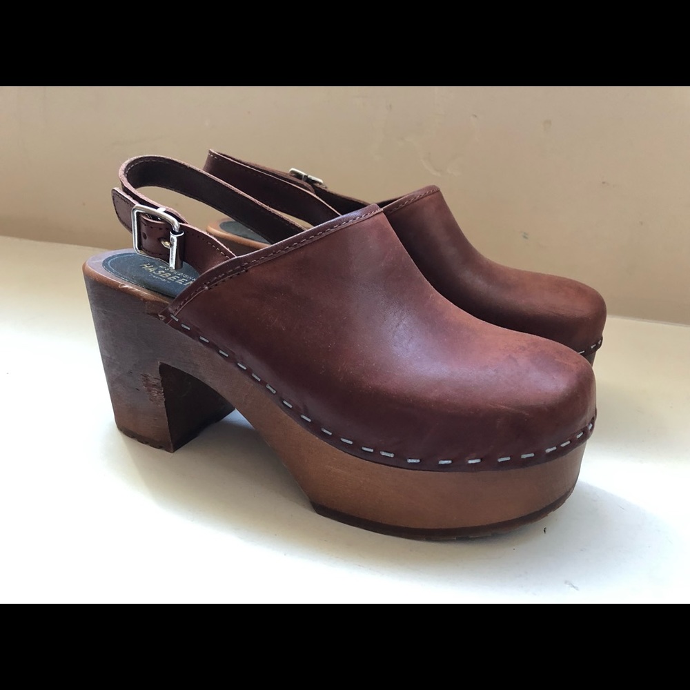 Swedish Hasbeens Jill Plateau Clog